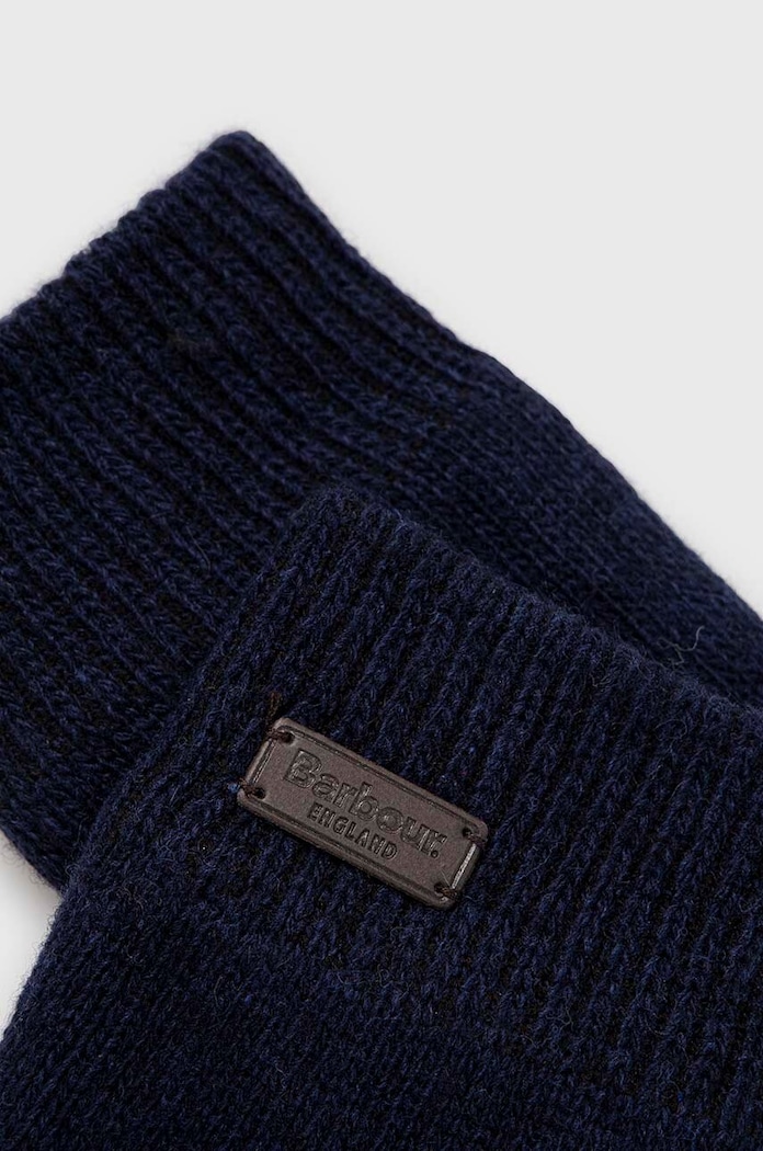 Vlněné rukavice Barbour Carlton MGL0065 námořnická modř AA00