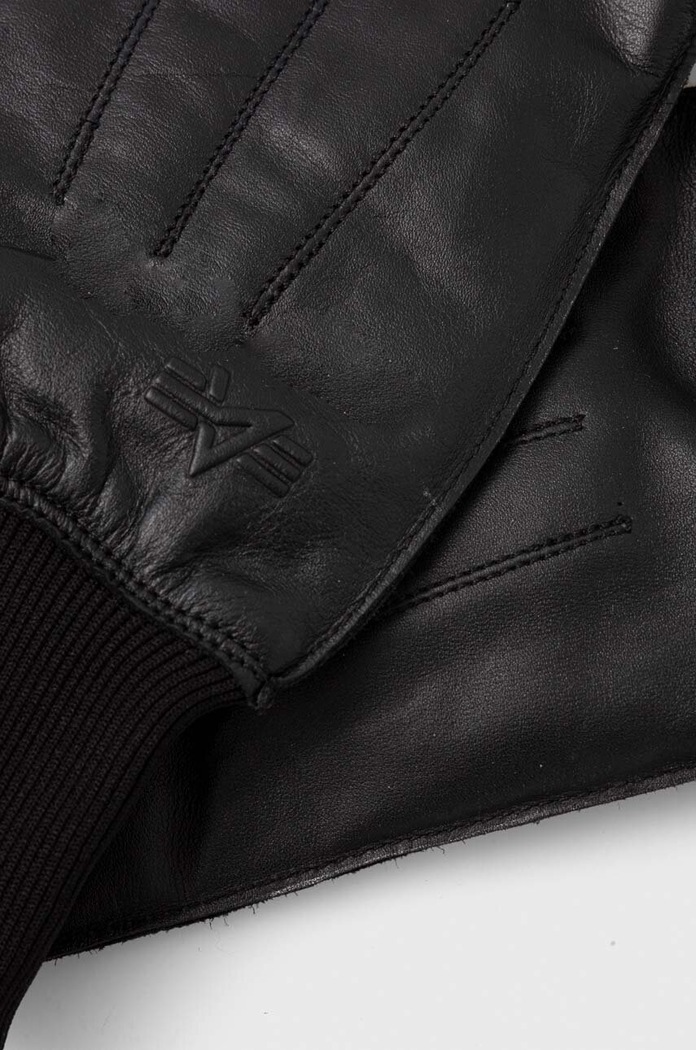 Alpha Industries manusi de piele 188917.03 negru AW24