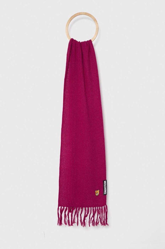Moschino Esarfa de lana violet M2960.30779