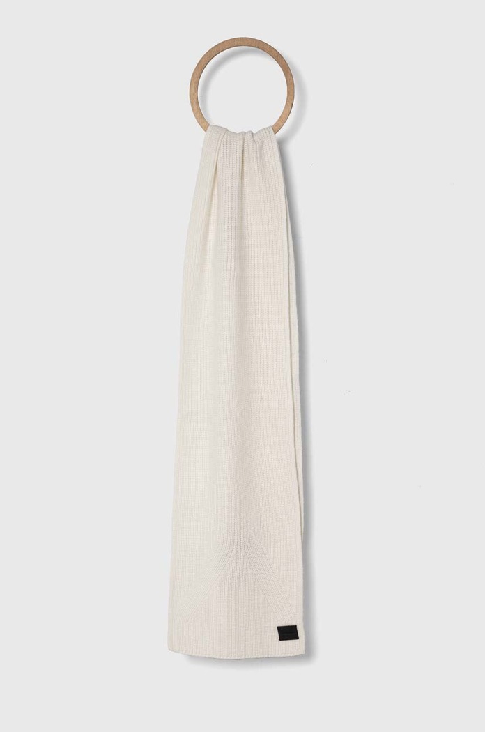 AllSaints esarfa din amestec de lana tricotaj bej AS101347