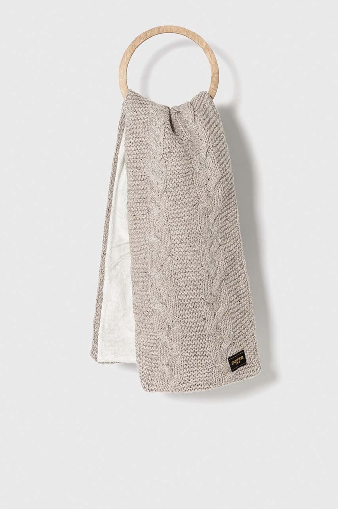 Superdry esarfa de lana tricotaj bej W9310068A.1JP