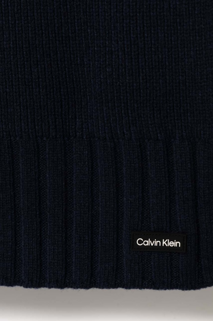 Calvin Klein szalik wełniany K50K511006 granatowy AW23