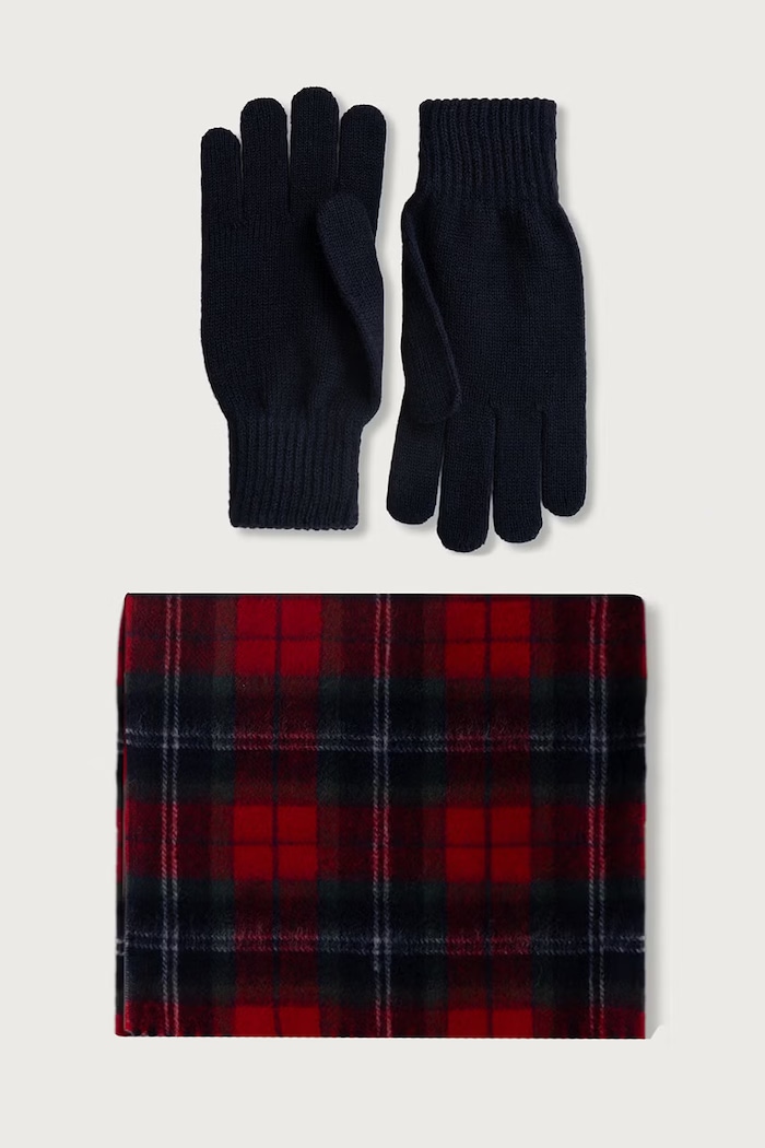 Barbour Set cu lână rosu MGS0018