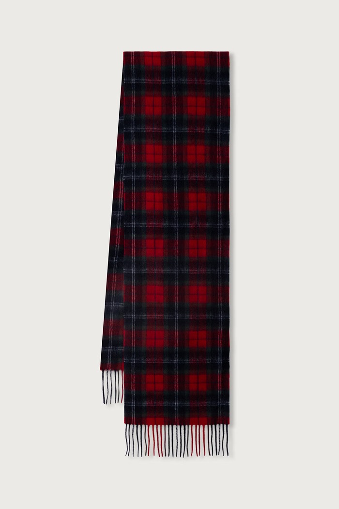 Barbour Komplet z wełny MGS0018 czerwony AA00