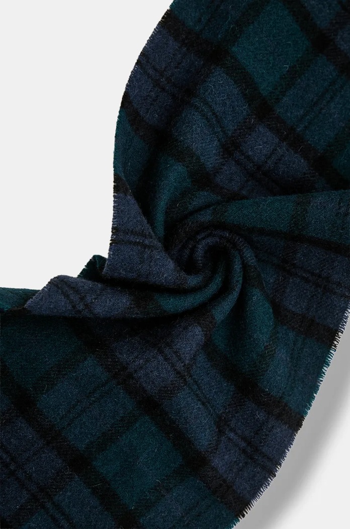 Accessori Barbour sciarpa in lana USC0001 blu navy