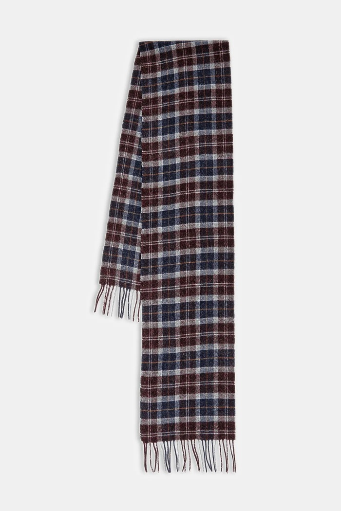 Barbour eșarfă de lână uni multicolor USC0001