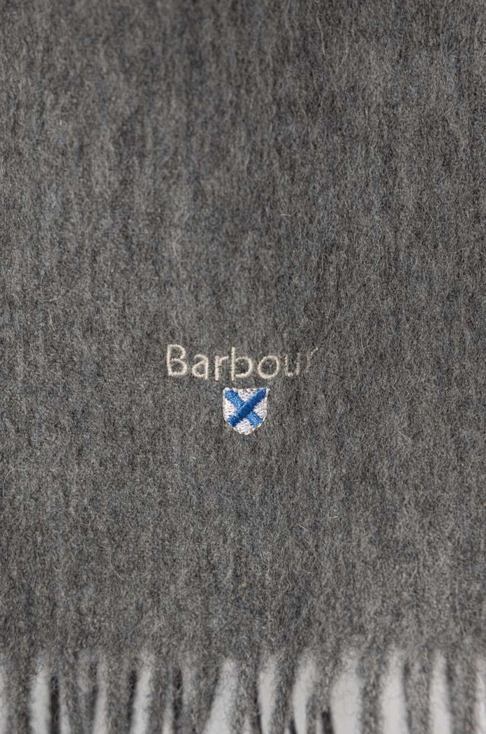 Barbour eșarfă de lână USC0008 gri AA00