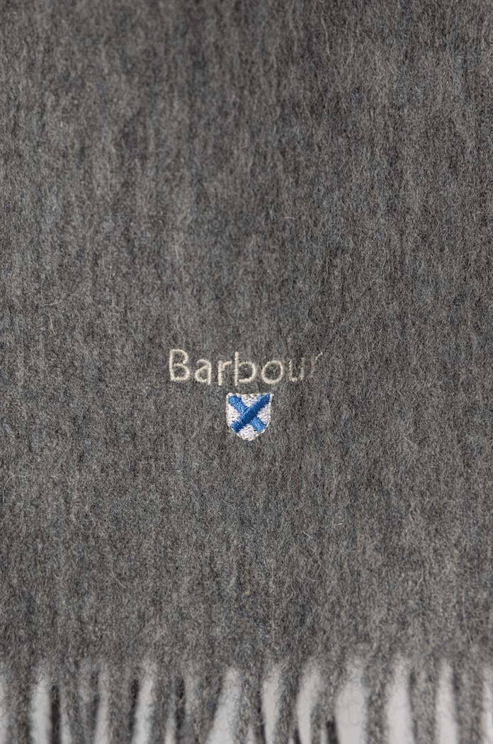 Barbour eșarfă de lână USC0008 gri AA00