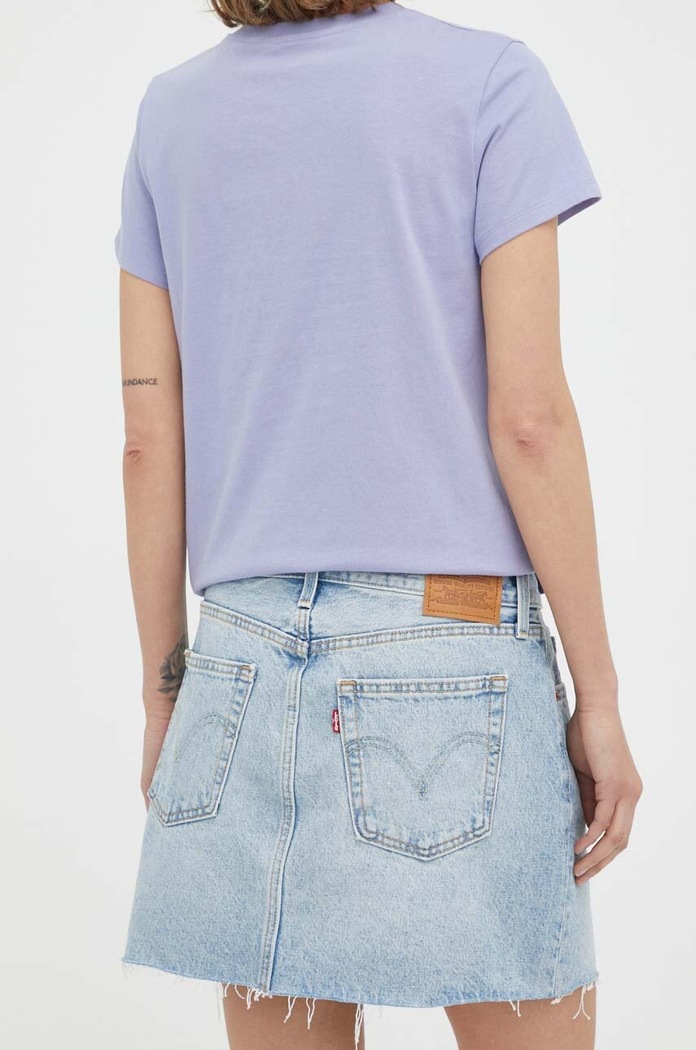 Îmbrăcăminte Levi's fustă din denim A4694.0015 albastru