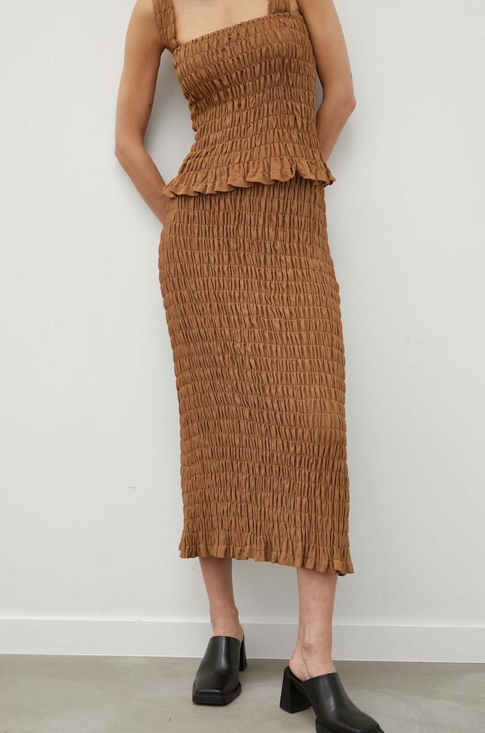 Krilo By Malene Birger Z elastanom rjava Q71583012