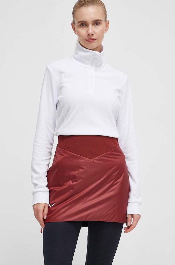 Športová sukňa Salewa Sella TirolWool 00.0000028737 burgundské AW25