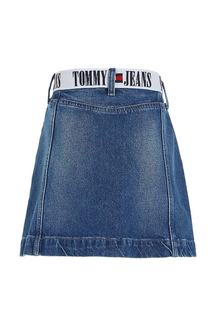Dievča Dievčenská rifľová sukňa Tommy Hilfiger KG0KG07421.128.176.9BYX tmavomodrá