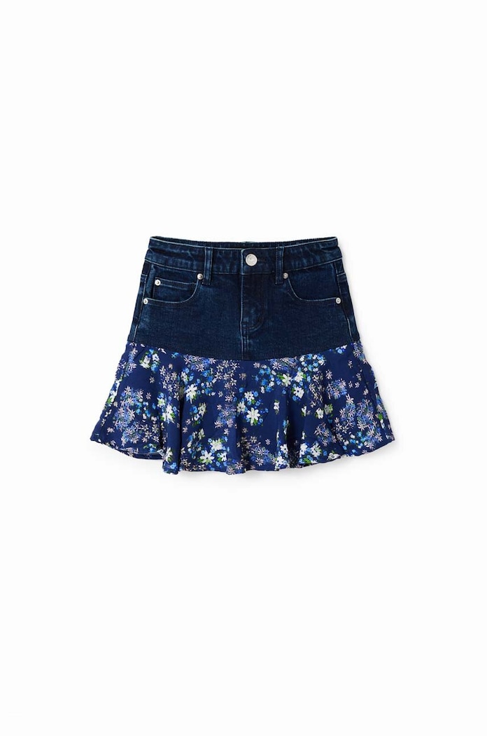 Desigual spódnica dziecięca 23WGFD04 niebieski AW23