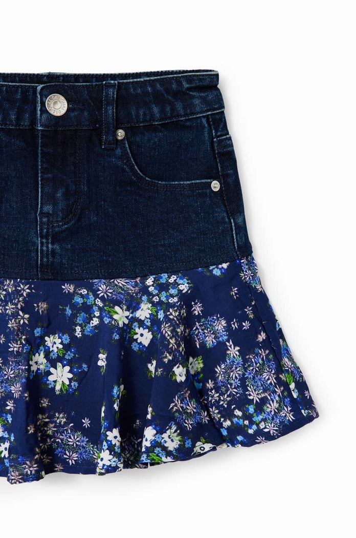 Desigual spódnica dziecięca niebieski 23WGFD04