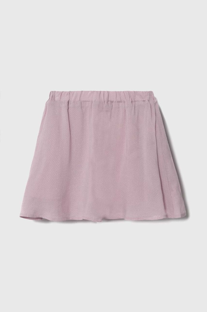 United Colors of Benetton spódnica dziecięca 4FBKG000D.P.SEASONAL fioletowy AW23