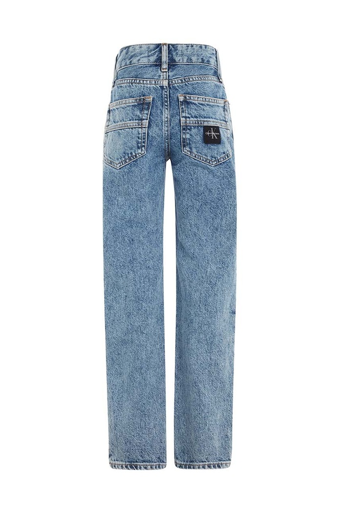 Calvin Klein Jeans jeansy dziecięce IB0IB01713.9BYX niebieski AW23