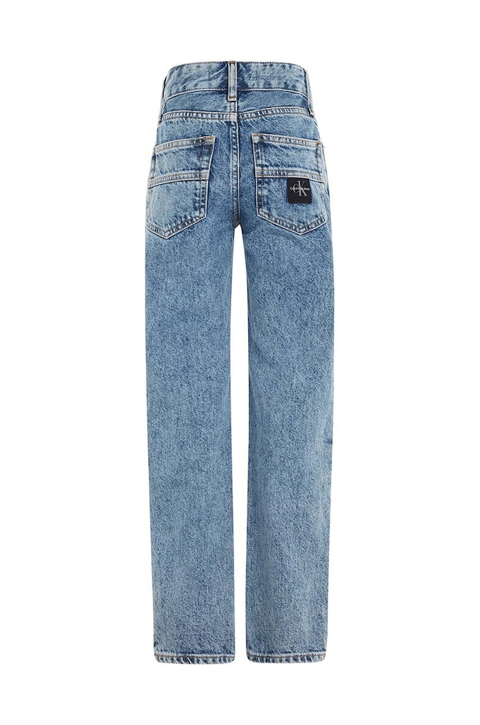 Calvin Klein Jeans jeansy dziecięce IB0IB01713.9BYX niebieski AW23