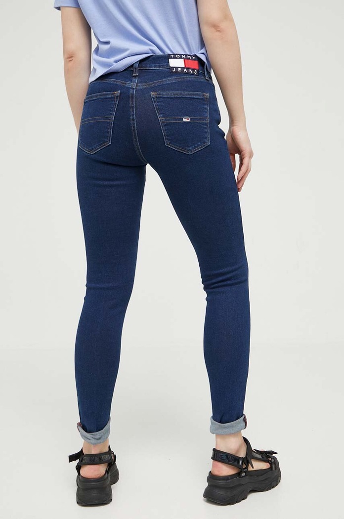 Odzież Tommy Jeans jeansy Nora DW0DW16008 granatowy