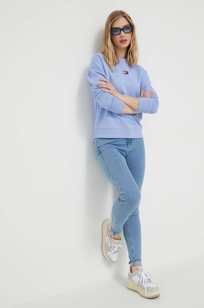 Rifle Tommy Jeans Nora modrá DW0DW16011