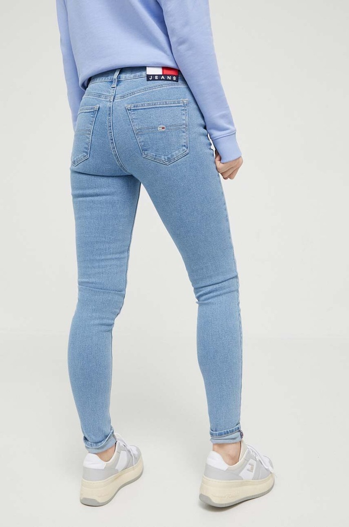 Oblečenie Rifle Tommy Jeans Nora DW0DW16011 modrá