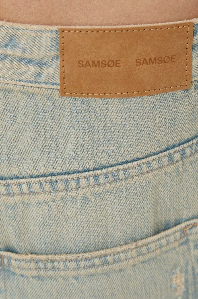 Samsoe Samsoe jeansi F23200027 albastru