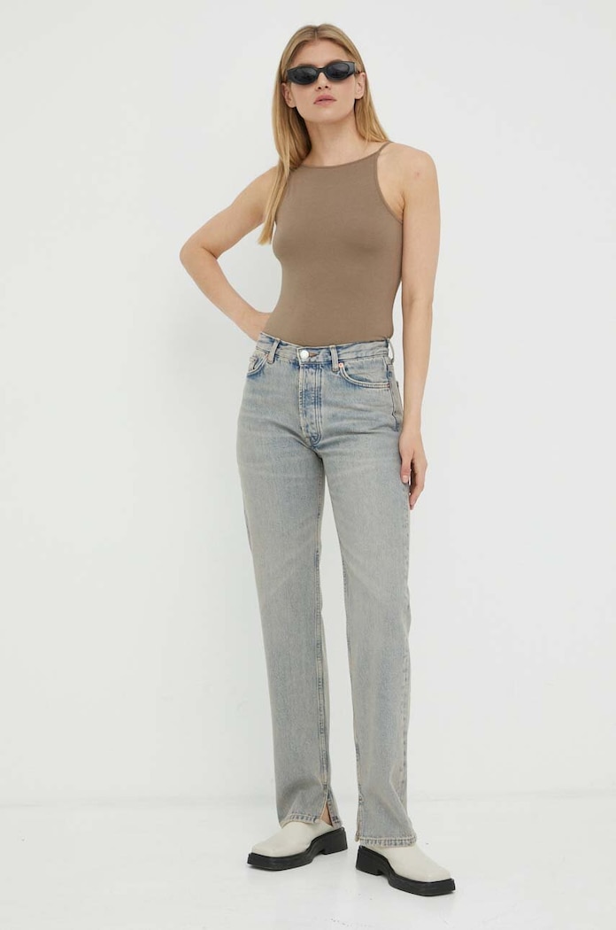 Samsoe Samsoe jeansy Susan F23200032 niebieski AW23