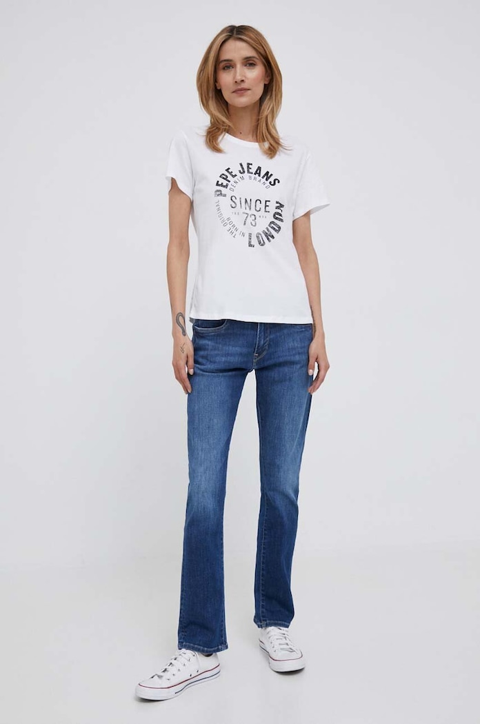 Pepe Jeans jeansy PL204160HS3.000 niebieski AW23