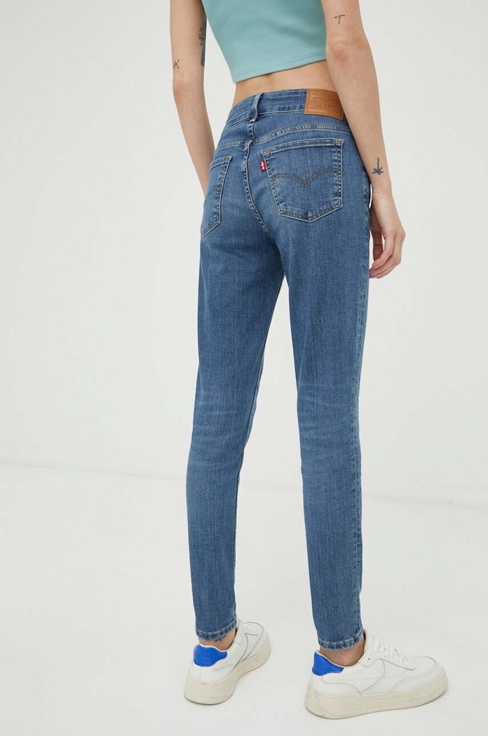 Îmbrăcăminte Levi's Jeansi 711 Double Button A6215.0002 albastru