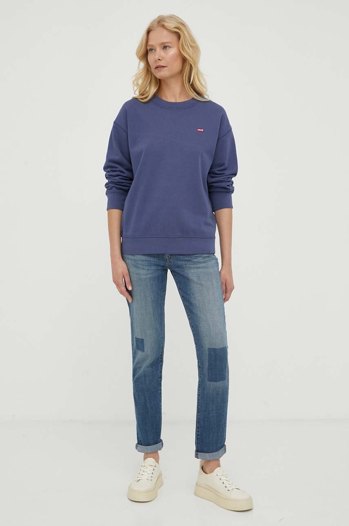 Levi's farmer MID RISE BOYFRIEND Planet friendly kék 19887.0309
