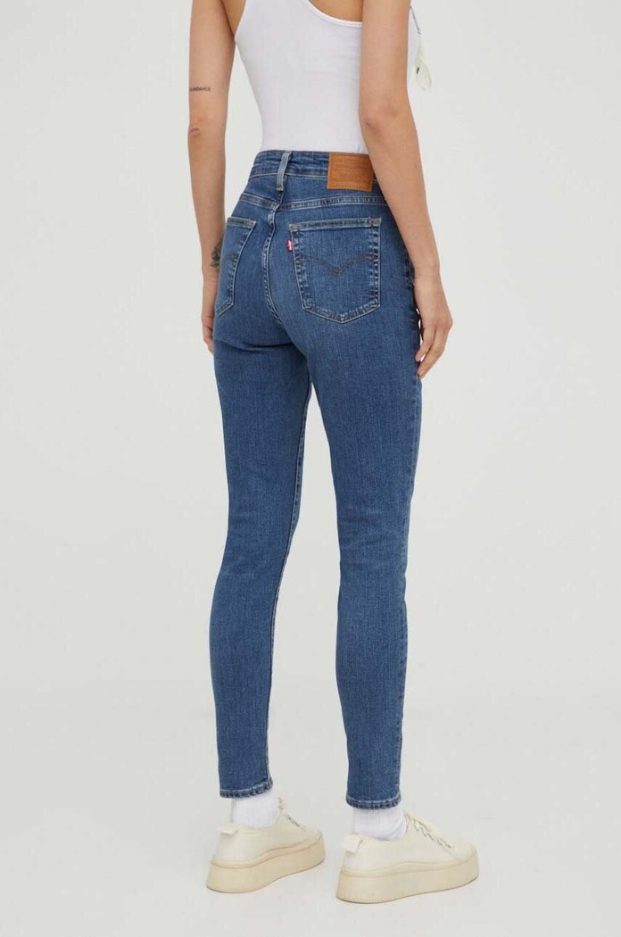 Odzież Levi's jeansy 721 HIGH RISE SKINNY 18882.0595 niebieski