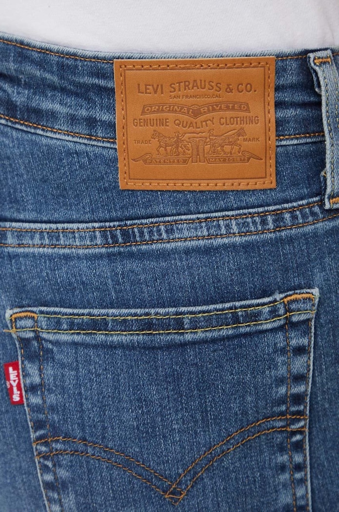 Levi's jeansy 721 HIGH RISE SKINNY niebieski 18882.0595