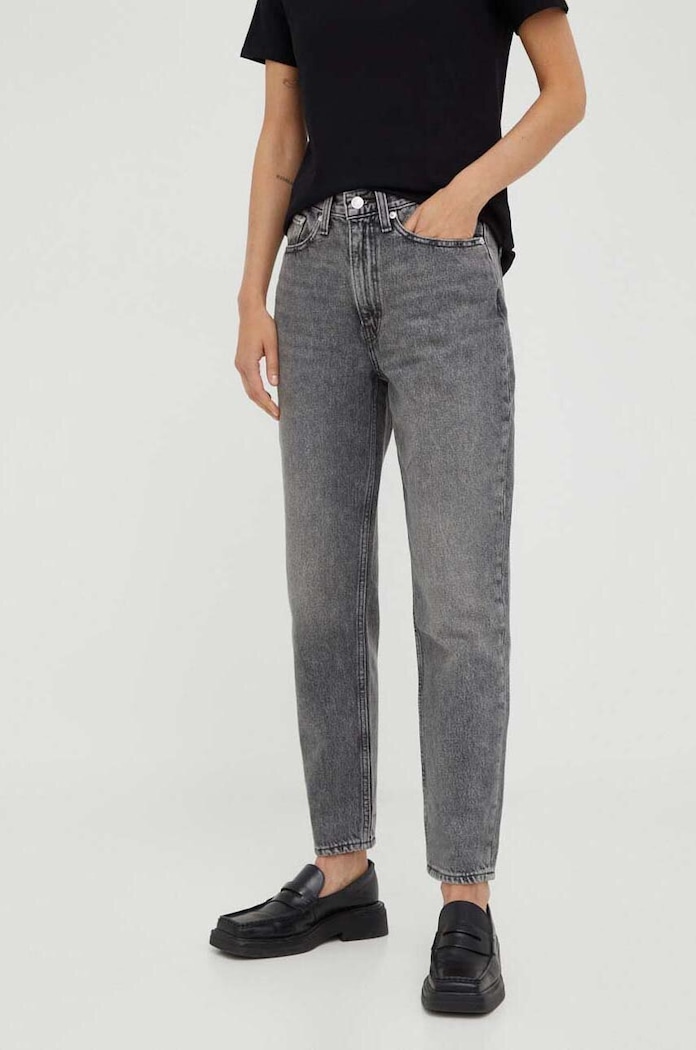 Levi's jeansi 80S MOM JEAN Planet friendly gri A3506.0011