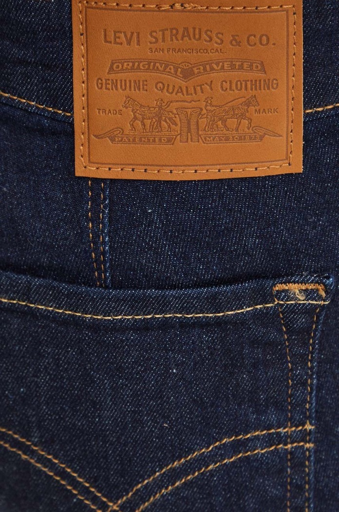 Τζιν παντελόνι Levi's 712 SLIM WELT POCKET σκούρο μπλε A6199.0002