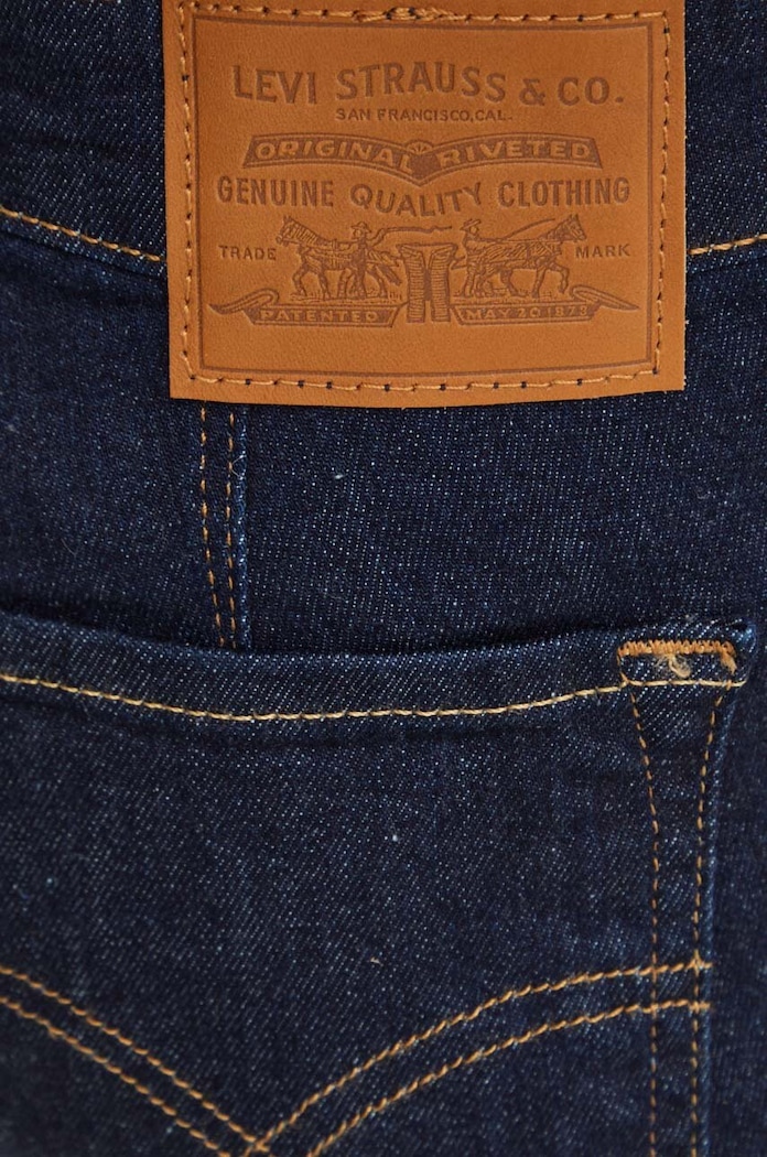 Τζιν παντελόνι Levi's 712 SLIM WELT POCKET σκούρο μπλε A6199.0002