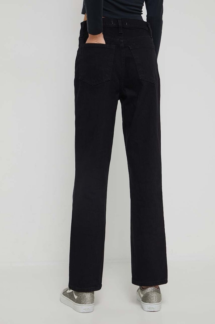 Odzież Abercrombie & Fitch jeansy KI155.3410.975 czarny
