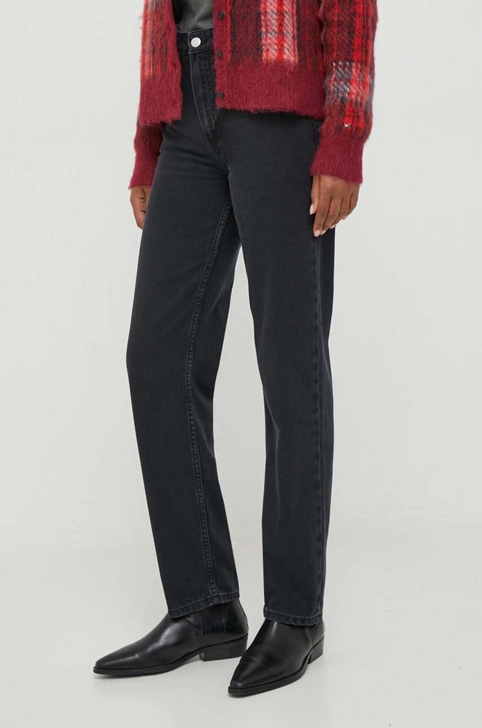 Tommy Hilfiger jeansy Classic Planet friendly czarny WW0WW40288