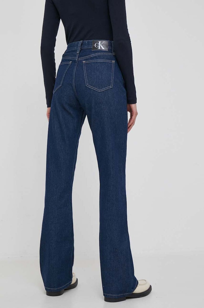 Odzież Calvin Klein Jeans jeansy AUTHENTIC BOOTCUT J20J221760 granatowy