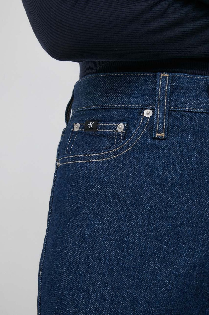 Calvin Klein Jeans jeansy AUTHENTIC BOOTCUT granatowy J20J221760