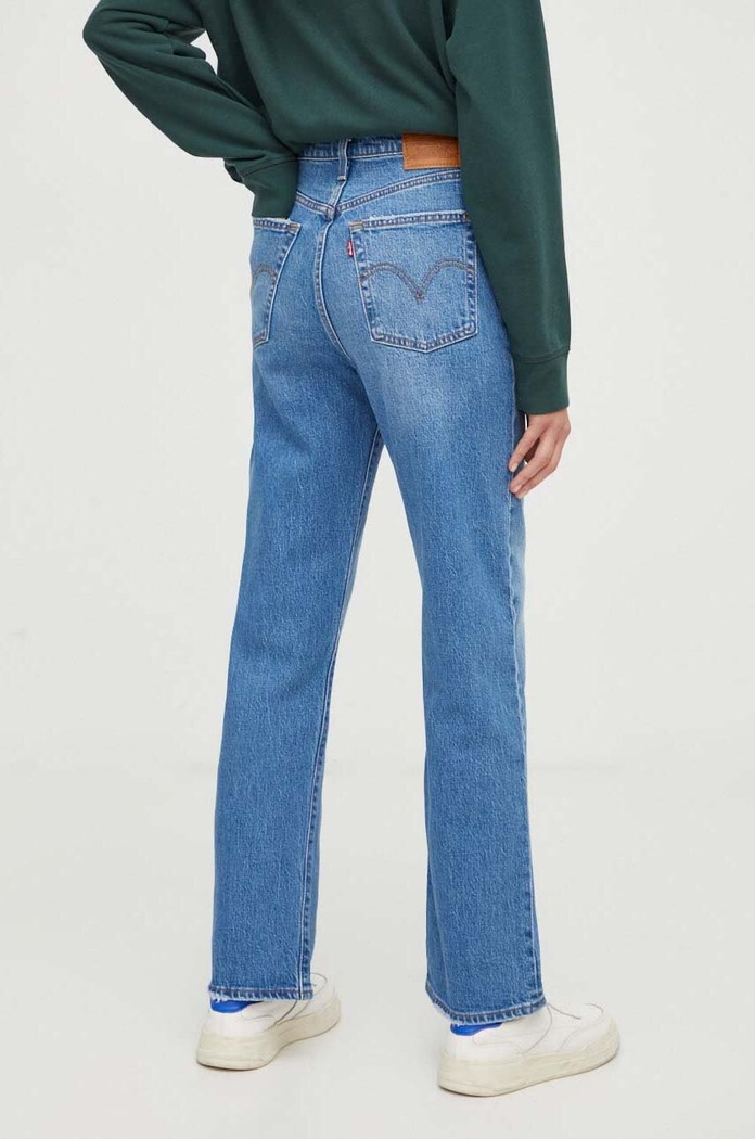 Oblečenie Rifle Levi's RIBCAGE STRAIGHT RIBCAGE STRAIGHT ANKLE 72693.0177 modrá