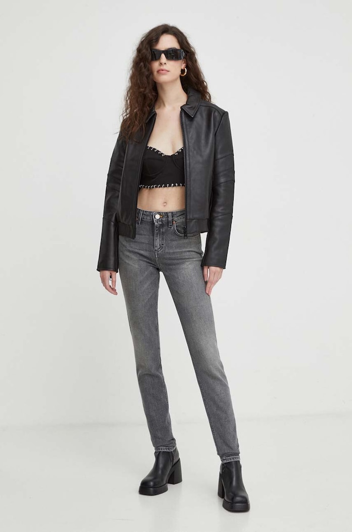 Дънки Won Hundred 0875.15043 сив AW23