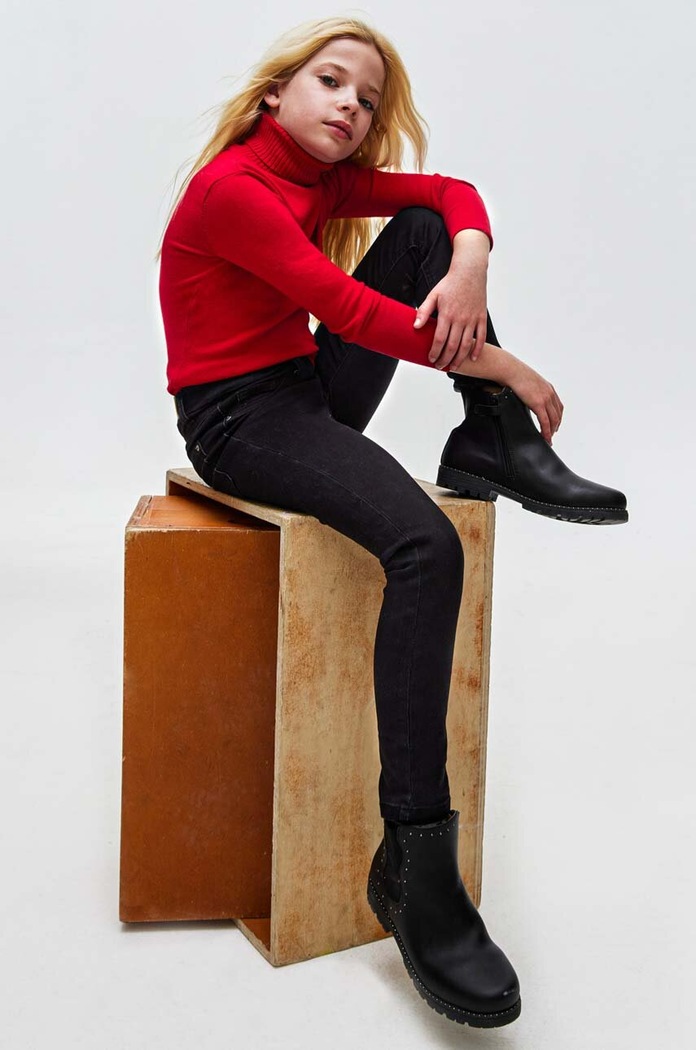 Fete Mayoral Jeans copii 578.8C.Junior.9BYX negru