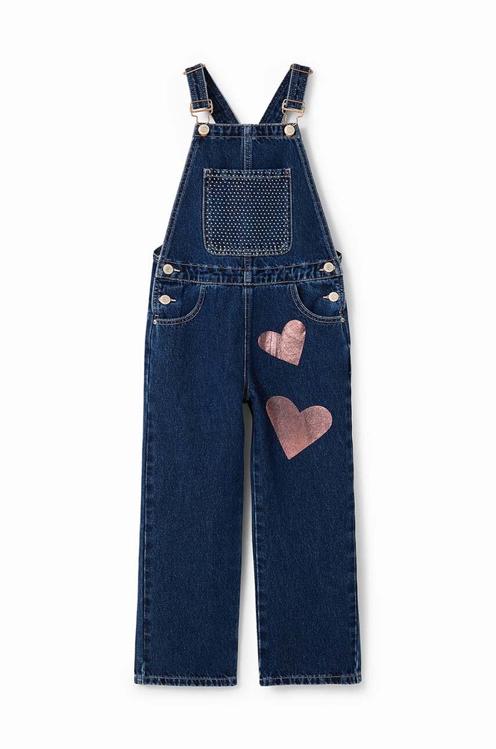 Otroške farmerke iz jeansa Desigual 23WGDD04 mornarsko modra AW23