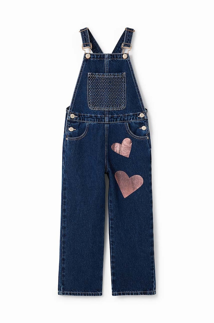 Otroške farmerke iz jeansa Desigual 23WGDD04 mornarsko modra AW23