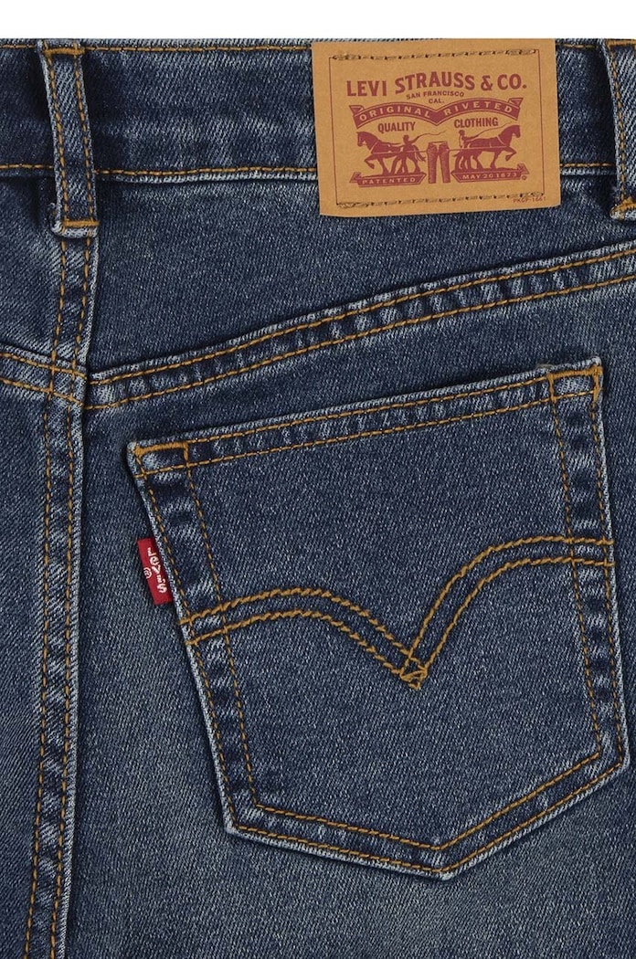 Levi's jeans copii Mini Mom Jeans 3EG377 albastru