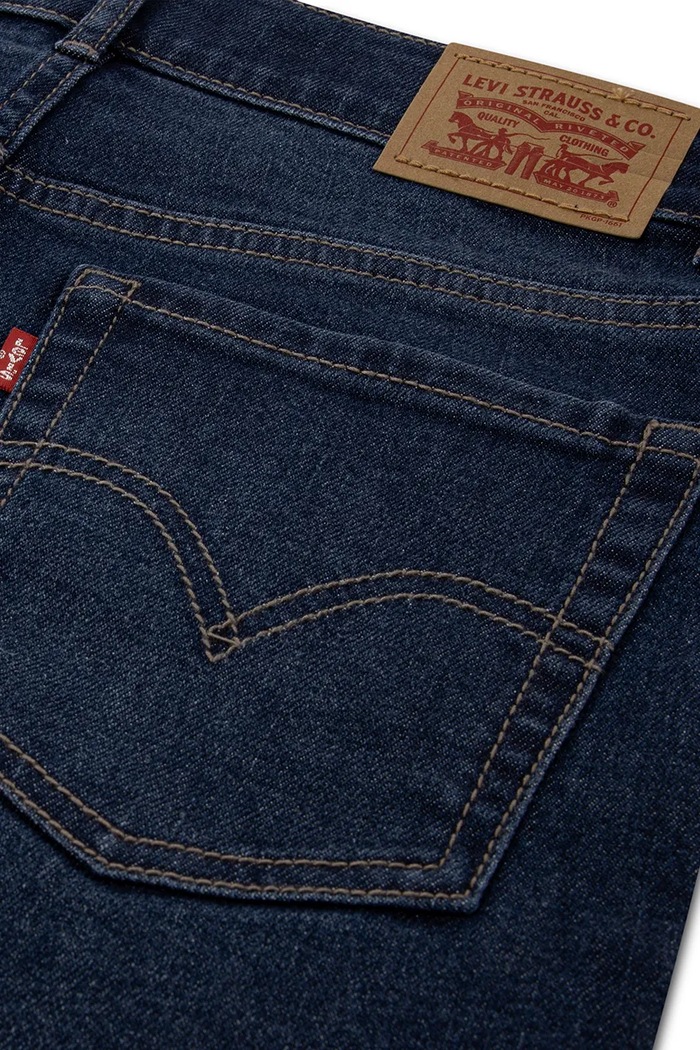 Κοριτσίστικα Levi's τζιν flare παιδικά 726 HIGH RISE FLARE JEAN 4EG970 σκούρο μπλε