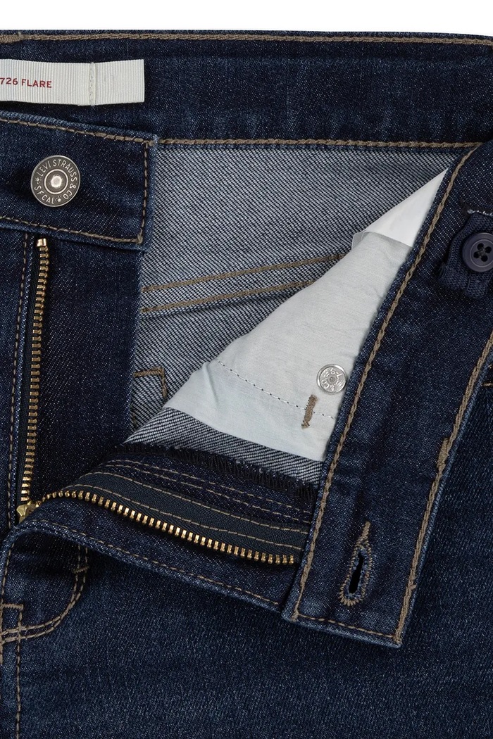 Levi's τζιν flare παιδικά 726 HIGH RISE FLARE JEAN σκούρο μπλε 4EG970