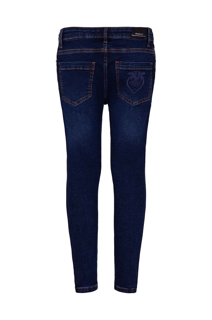 Pinko Up jeans per bambini F3PIJGDP074 blu AW23
