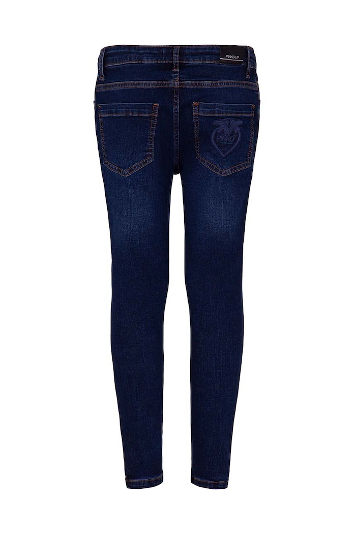 Pinko Up jeans per bambini F3PIJGDP074 blu AW23