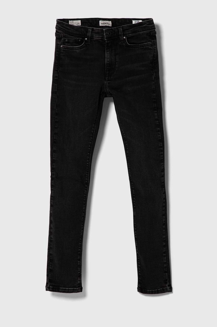 Dětské rifle Pepe Jeans Pixlette s regulací černá PG201542VS1