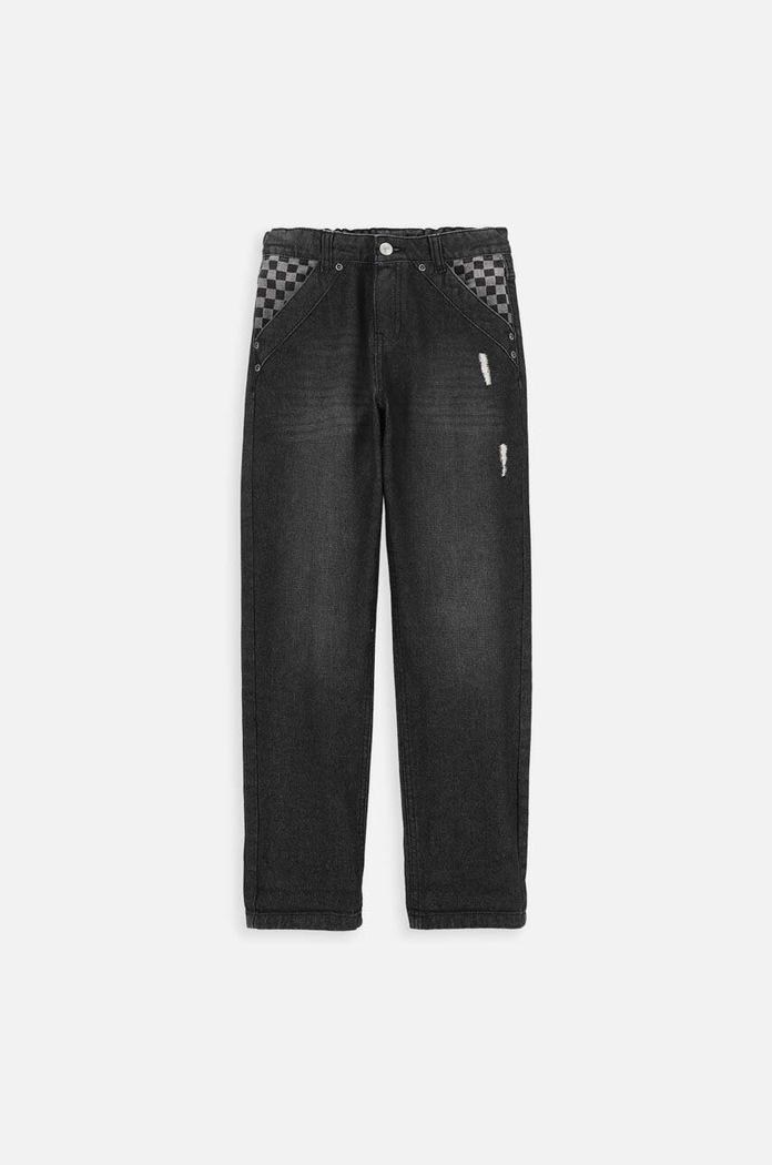 Coccodrillo jeansy dziecięce ZC3123103JCB czarny AW23